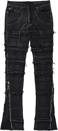 ROCKSTAR ORIGINAL Men's Horado Stacked Flare Jeans