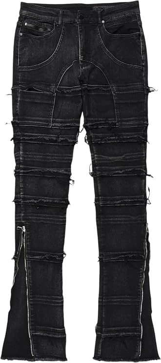 ROCKSTAR ORIGINAL Men's Horado Stacked Flare Jeans