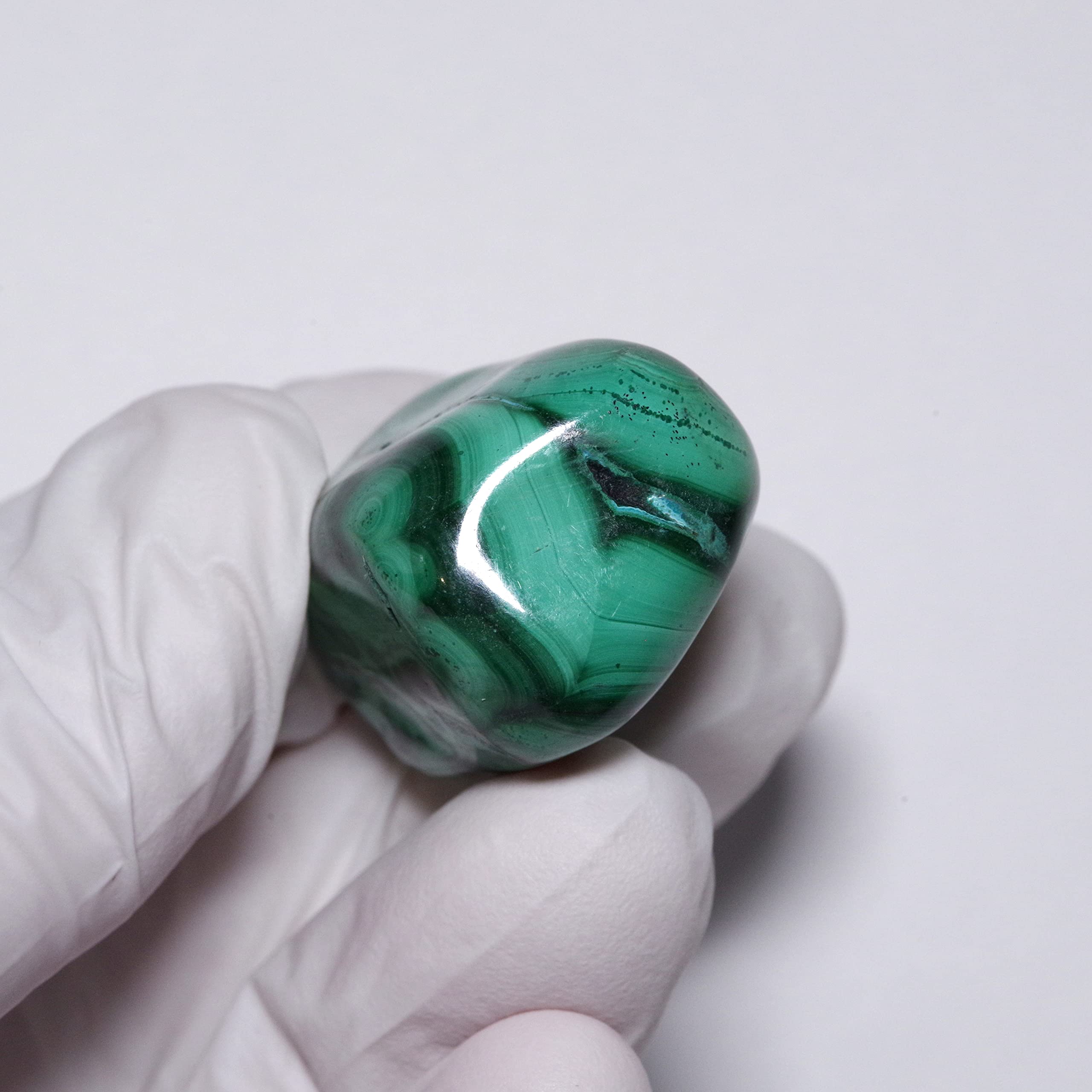 ★特選一品★心身の癒しに優れた石♡【天然マラカイト『孔雀石』さざれ連】❤️ 71lDERtv4FL._AC_UL210_SR210,