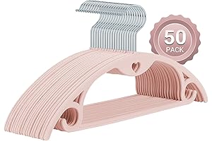 ESEOE Velvet Clothes Hangers 50 Pack