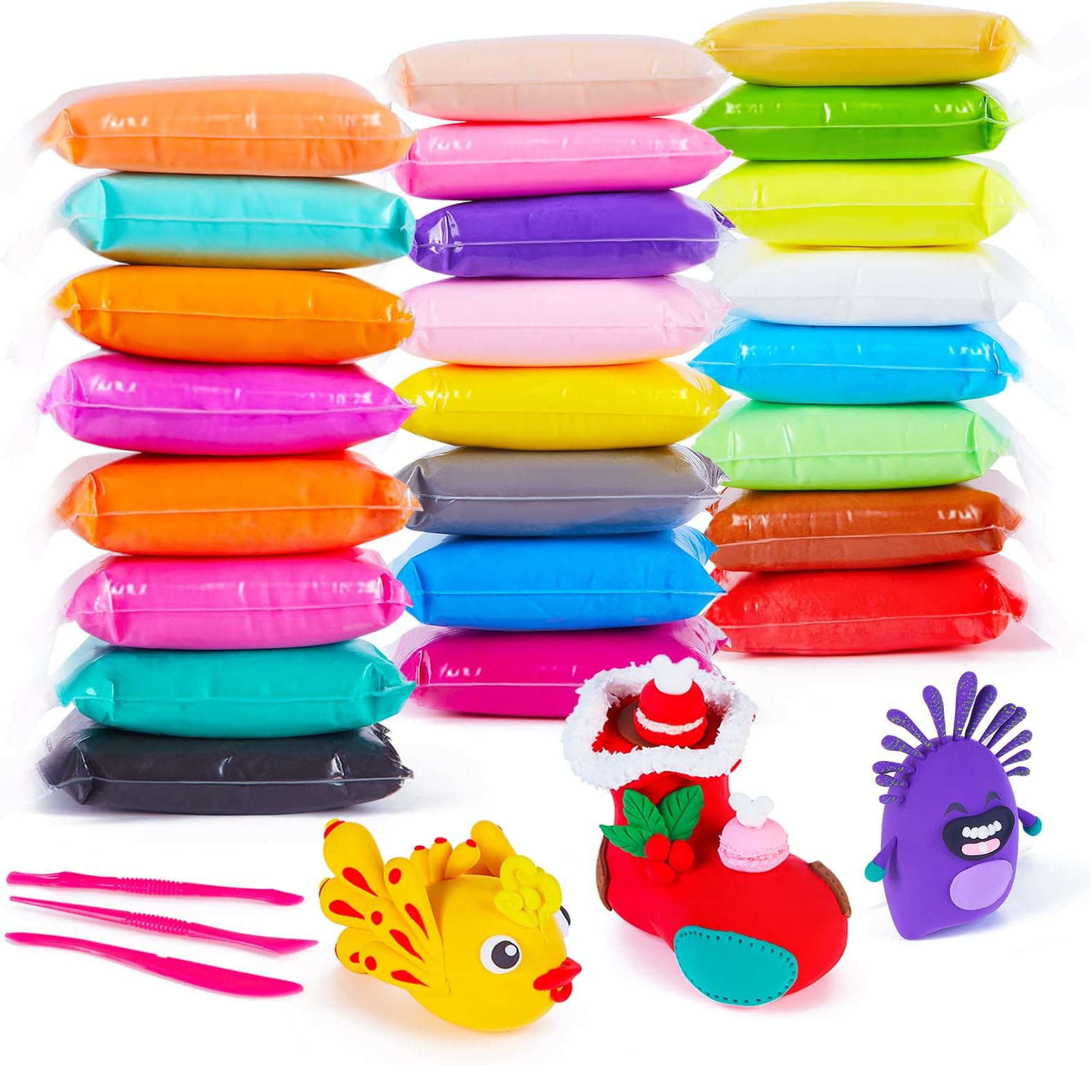 24 Colors Air Dry Clay