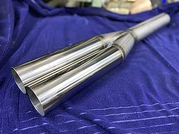 Amazon | デュアルマフラー 76.3φ 旧車 ツイン gx jzx ブタ目 ブタケツ