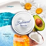 Collagen Cream for Face with Retinol and Hyaluronic Acid, Day Night Anti Aging Skincare Facial Moisturizer, Hydrating Lotion, Moisturizing to Reduce Wrinkles Women Men