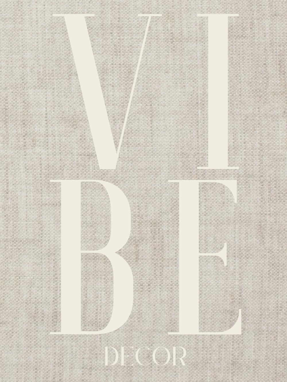 Vibe Decor Modern Trivia Book: Oversized Hardcover Coffee Table Book for Design Enthusiasts, Staging & Stacking
