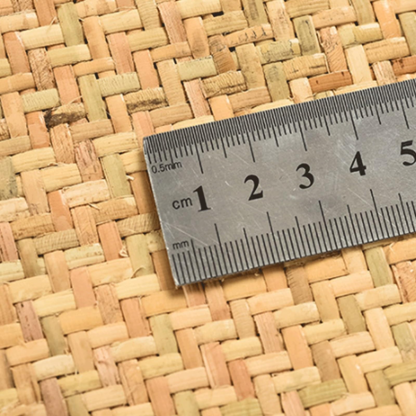 Rotolo Di Paglia Di Vienna Per Riparazione Sedie - Canna Pre-Tessuta, 80x250 Cm - Foto 4