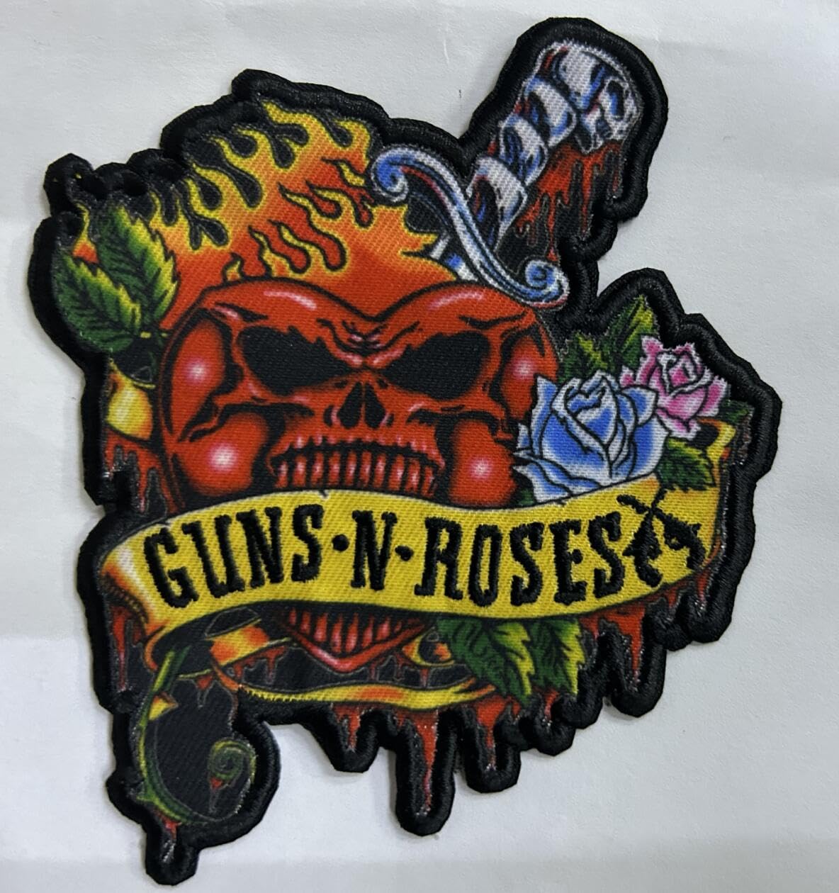 Guns N Roses Heart Patch