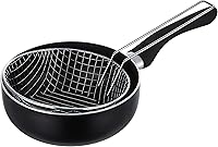 Vista 5 de IBILI Sartén Set Inducta con Cesta 7.1 in, Aluminio, Negro/Plata