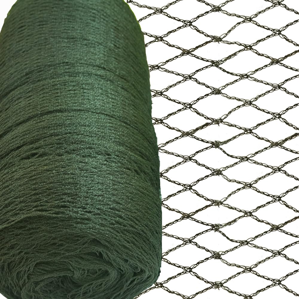Vocray Vogelschutznetz für Garten, Feinmaschiges Gartennetz 12 x 12 mm, Vogelnetz für Pflanzen und Obstbäume, Taubennetz für Balkon, Laubnetz und Teichnetz