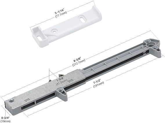 Titus Soft-Close Device For Drawers in Face-Frame Cabinets White