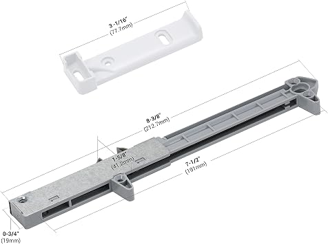 Titus Soft-Close Device For Drawers in Face-Frame Cabinets White