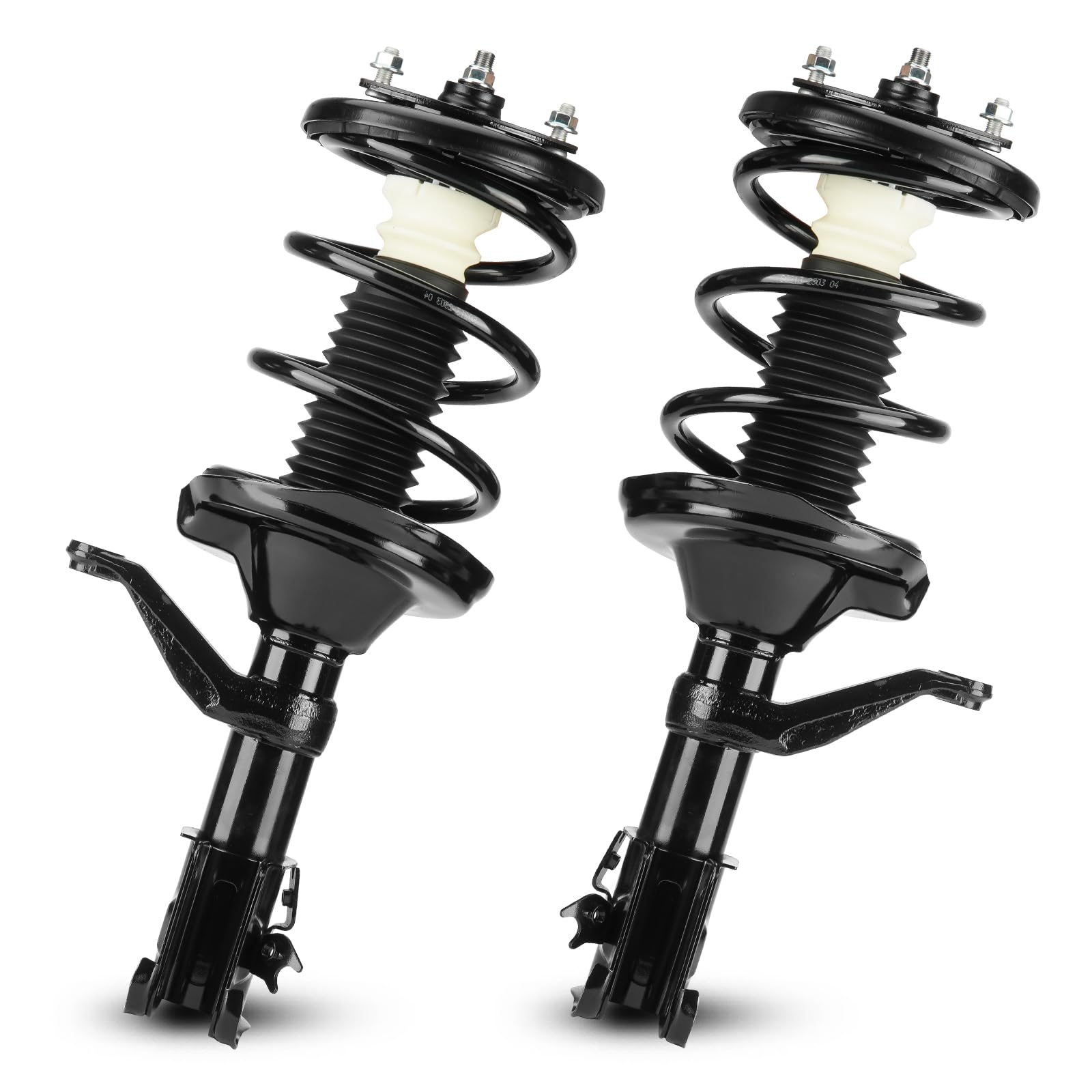 Front Complete Strut Shock Absorber w/Coil Spring Fit for Honda CR-V CRV 2.4L 2002 2003 2004 2005 2006, 172144 172143 (Set of 2)