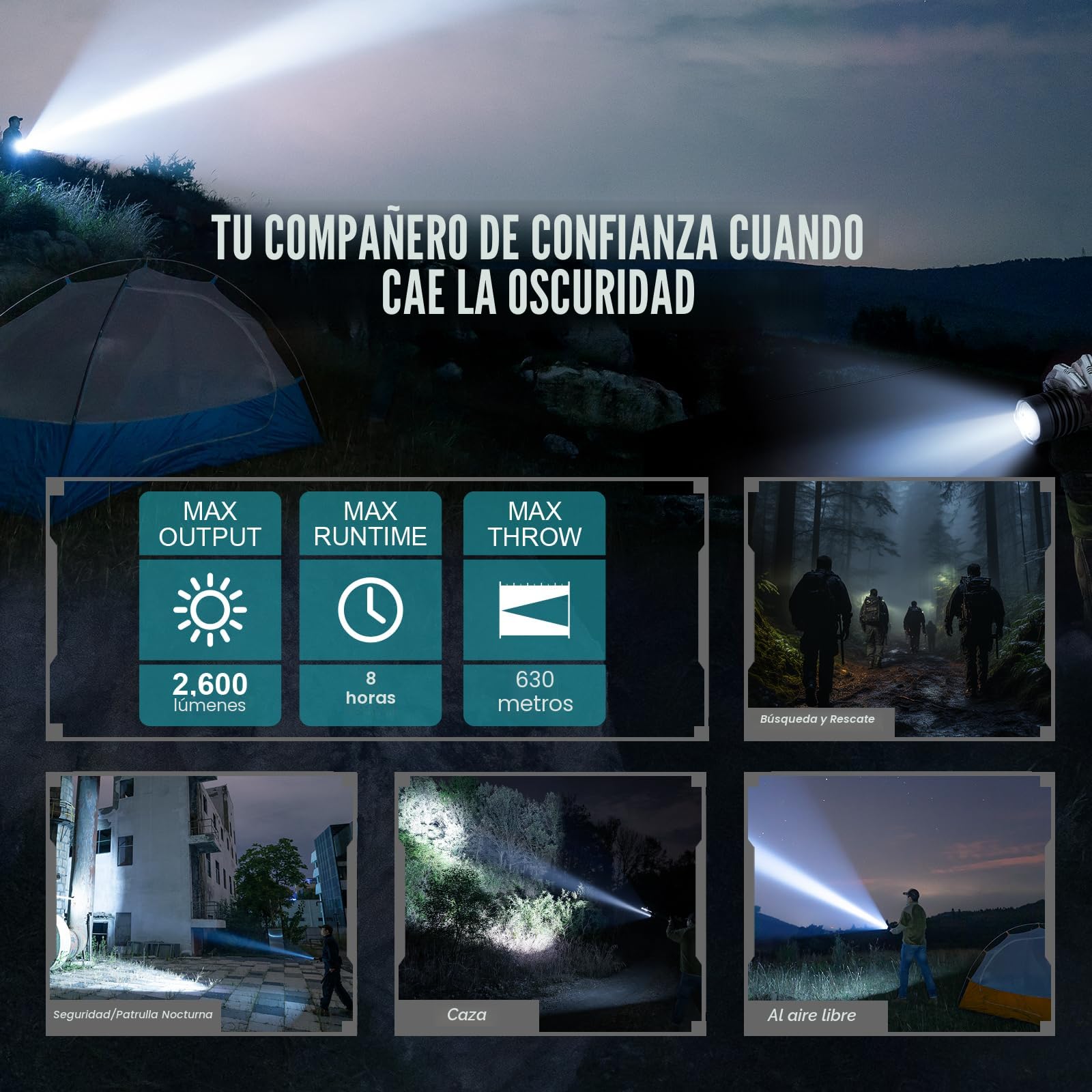 Amazon.com: OLIGHT Warrior X 4 linterna táctica recargable de