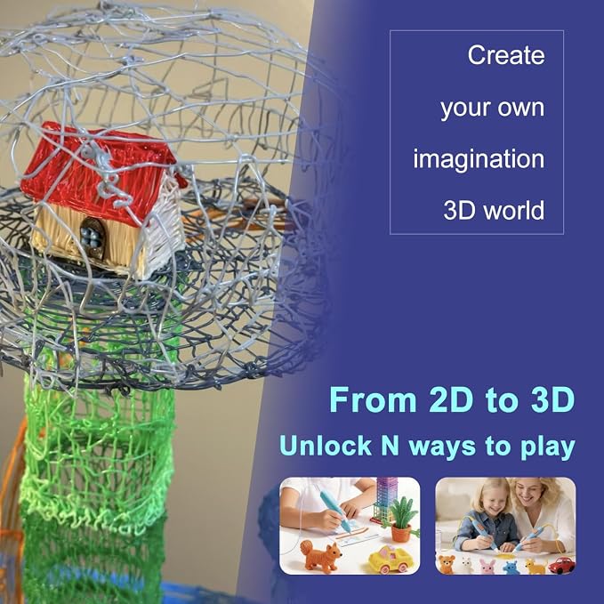 Repelentes para lápiz 3D 32 colores con tapete silicón miniatura 6