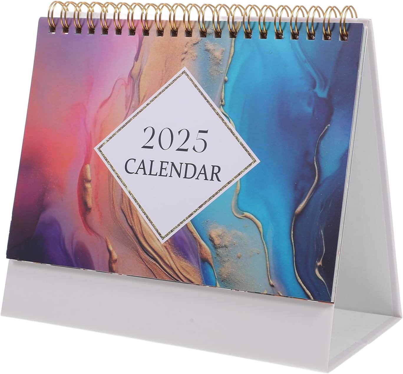 NUOBESTY 2025 Desk Calendar Flip Calendar Planner for Desk Amazon Desktop Calendar 2025