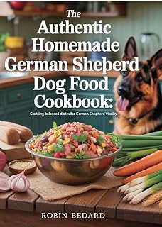 The Authentic Homemade German Shepherd Dog Food Cookbook : Crafting Balanced Diets For German Shepherds Vitality