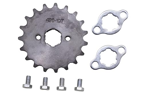 Vista 27 de Motocicleta 420-18T Piñón delantero de 0.787 in para motocicleta de 50 cc, 70 cc, 90 cc, 110 cc, 125 cc, motocross, mini bicicleta, TaoTao, Roketa