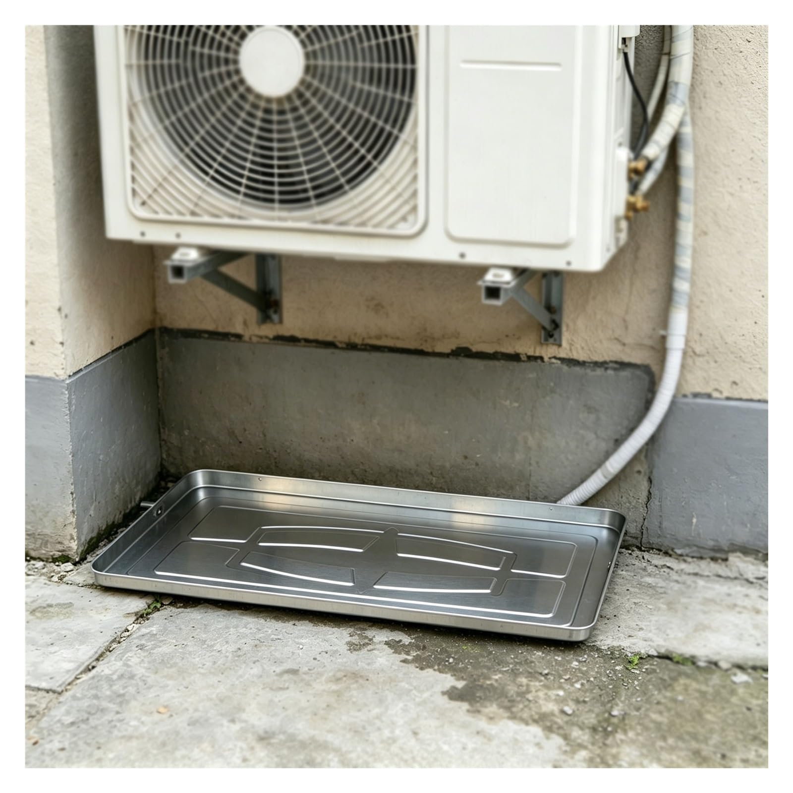 Bac d'égouttement externe pour climatiseur split et unité de fenêtre
