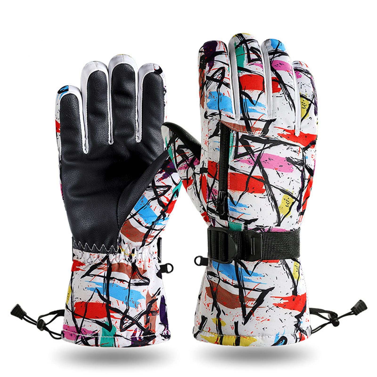 Guantes de esquí para hombre contra el frío extremo impermeables y cortavientos