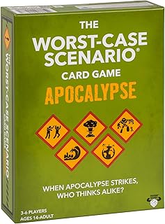 Moose Games The Worst-Case Scenario Card Game Apocalypse | Match How Players Rank Five Apocalyptic Scenarios from Bad to Worst | Score Points and Win! for Ages 14 to Adult for 3 to 6 Players