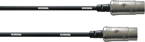 Cordial - Cavo AA MIDI, 5 poli CFD 1,8 AA, nero