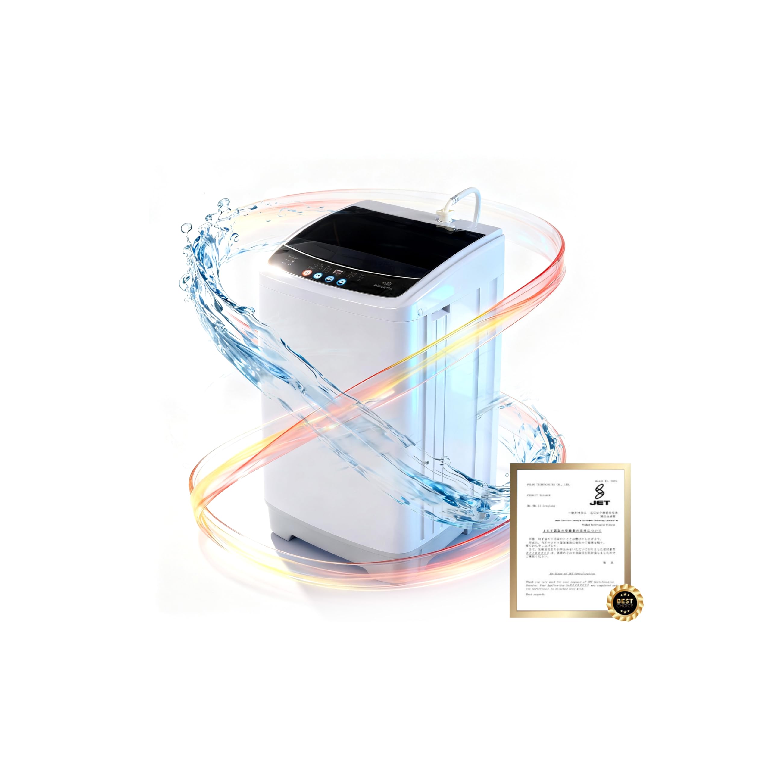 Amazon | BTYJLEBE 縦型 洗濯機 一人暮らし 7kg 【S-JET認証 & PSE認証 