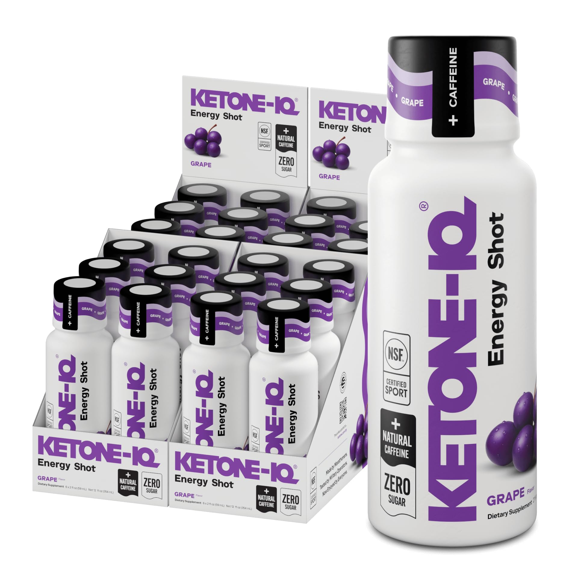 Ketone-IQ Caffeine Ketone Shots for Focus, Raspberry Lemonade, 24 Pack — Amazon image 13
