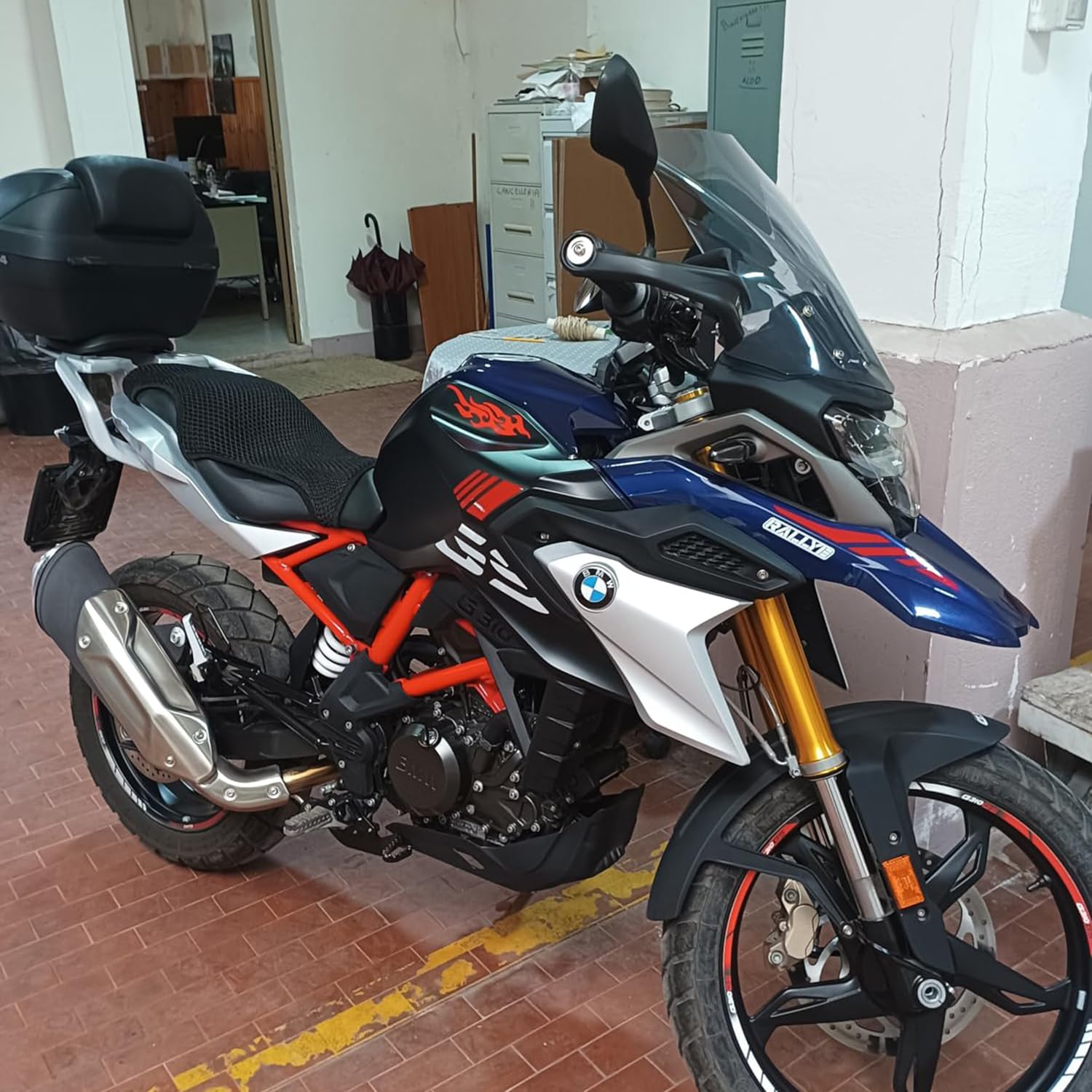 17 18 19 20 21 22 G 310 GS Accessories Touring Windshield Screen Deflector Windscreen Pare-brise for B.M.W G310GS G 310GS 2017 2018 2019 2020 2021 2022(Light Smoke)