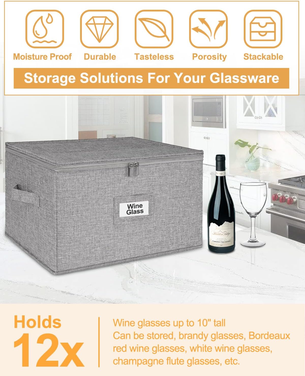punemi wine glass storage & mug storage