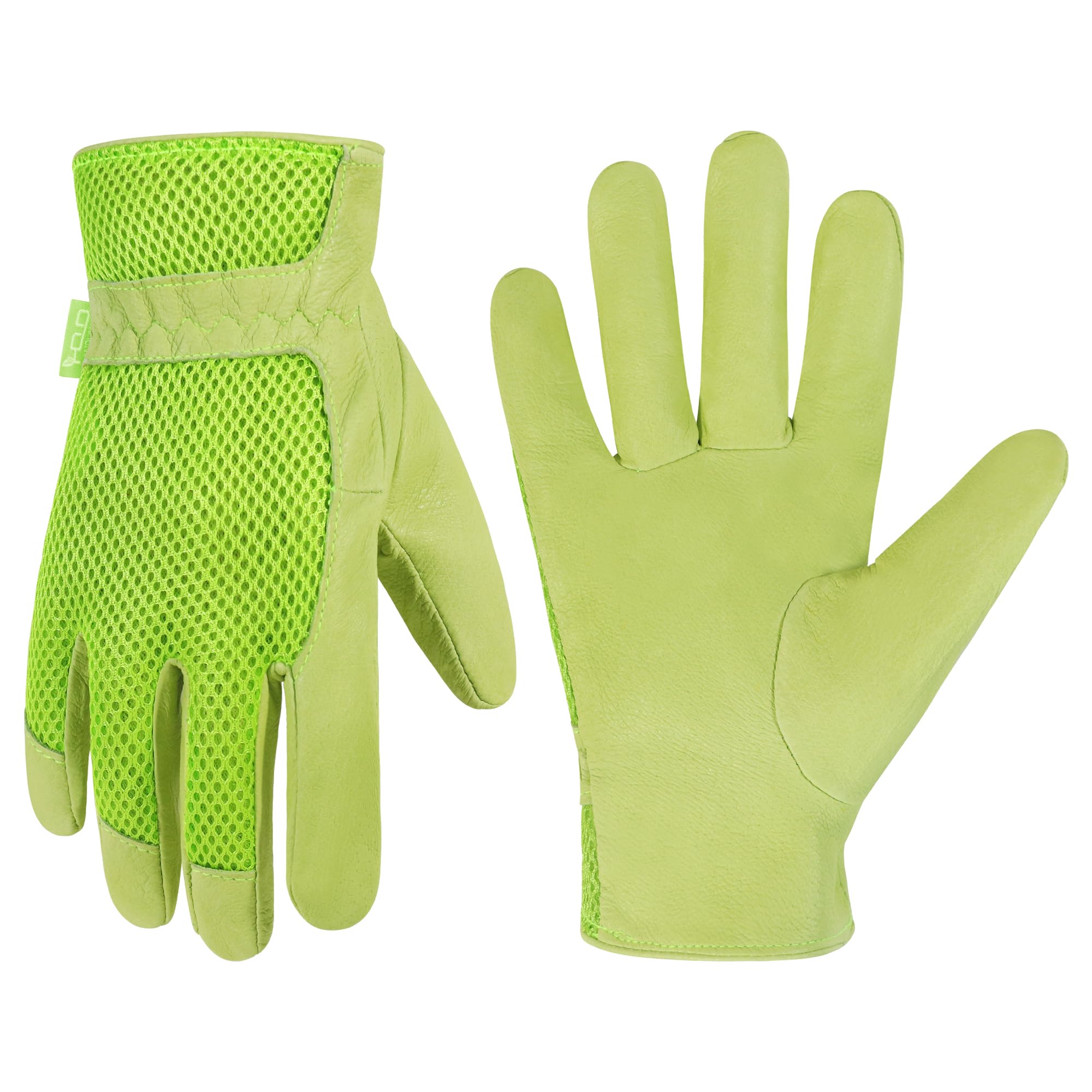 HANDLANDY Women Safety Work Gloves Utility Touch Screen Working Grip Glove for Yardwork Gardening Breathable Mechanic Gloves