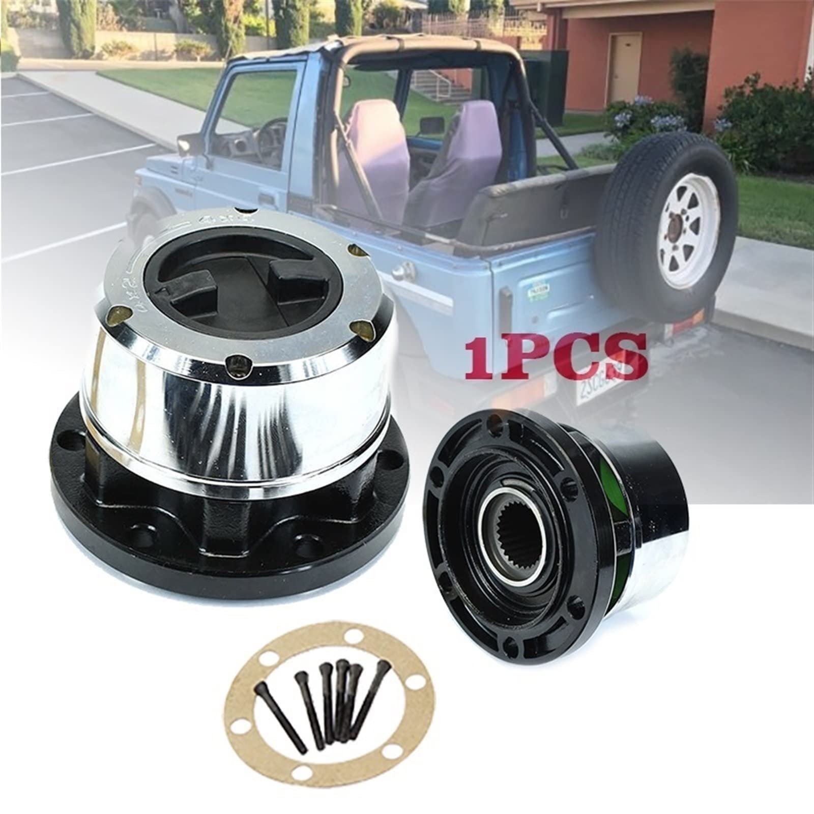 EBAYIN 26 Spline AVM438 AVM 438 AVM538 AVM 538 apto for Suzuki Sidekick Geo Tracker Jimny Manual rueda libre cubos de bloqueo B028 AVM438