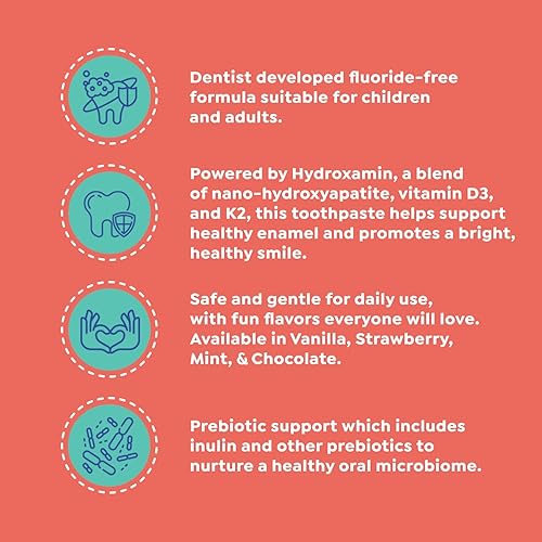 Miniatura 2 de SuperMouth Pasta de dientes Nano Hydroxyapatite  Sin flúor, remineralizante, vitaminas D3 y K2, alivia la sensibilidad, blanquea, desarrollado por