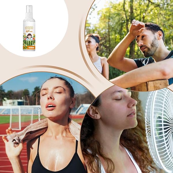 Cooling Face Mist - Hydrating Skin Toner, Soothing Body Spray, Botanical Water Liquid, Instant Chilling Relief Fluid, Beauty Personal Care, Unisex Travel Size 100ML - 5
