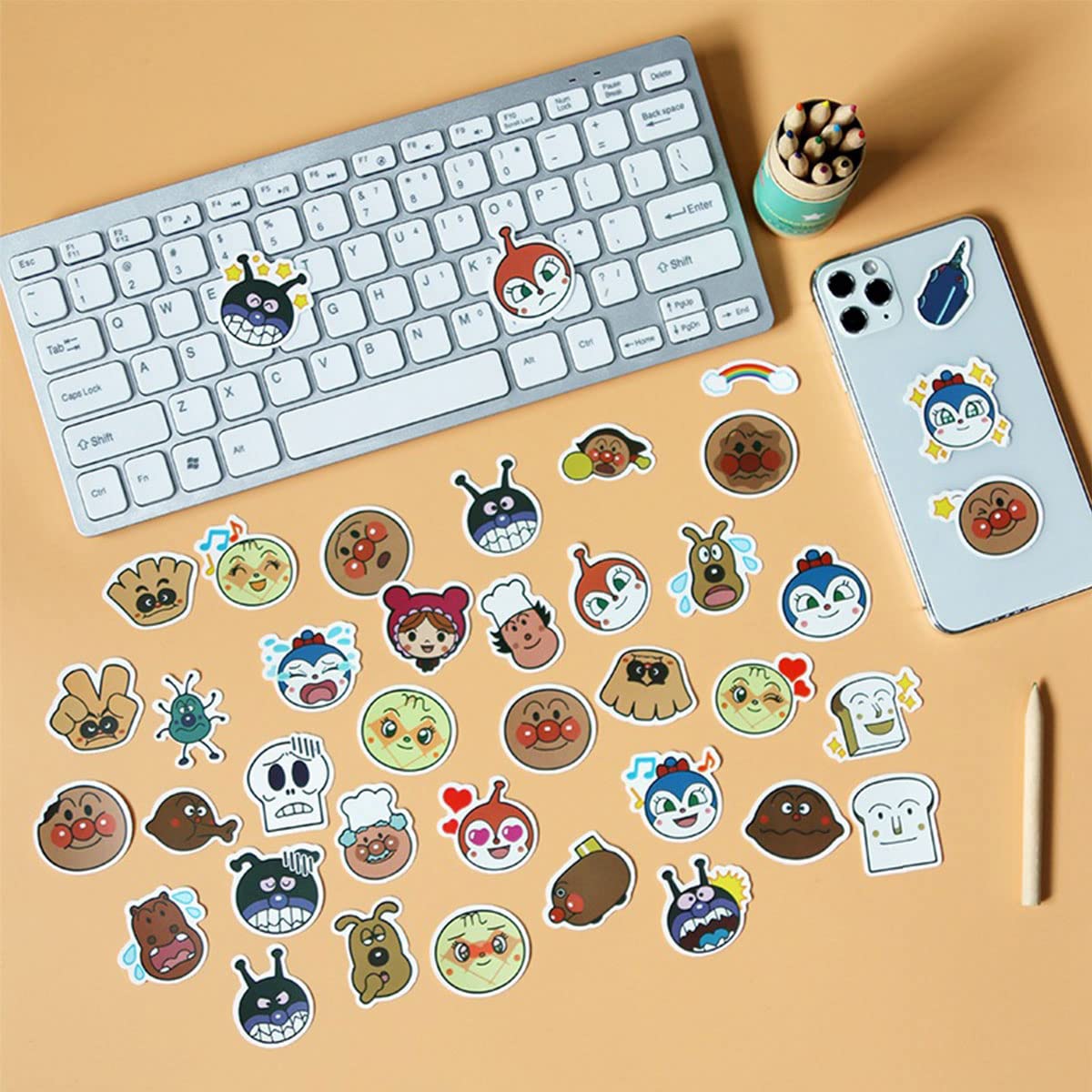 Amazon.co.jp: それいけ!アンパンマン ステッカーセット 40枚入