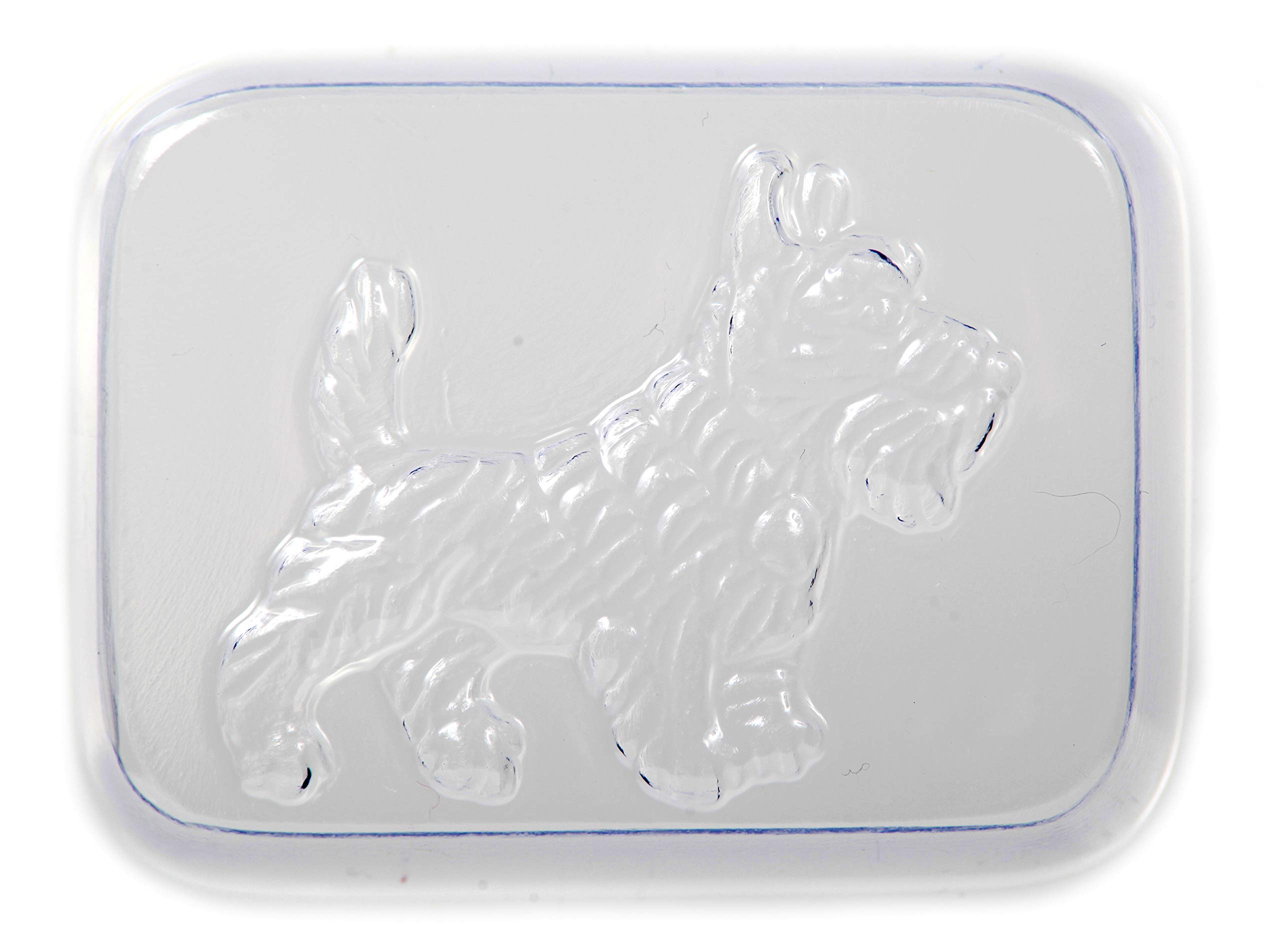 World Of Moulds 4 Cavity Scottie Dog Soap/Bath Bomb Mould Mold M149 x 5