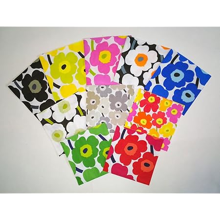 Amazon Co Jp Marimekko マリメッコ ペーパーナプキン デコパージュ Unikko ウニッコ 10枚セット アソート 33 33cm ペーパーナプキン 北欧 ホーム キッチン