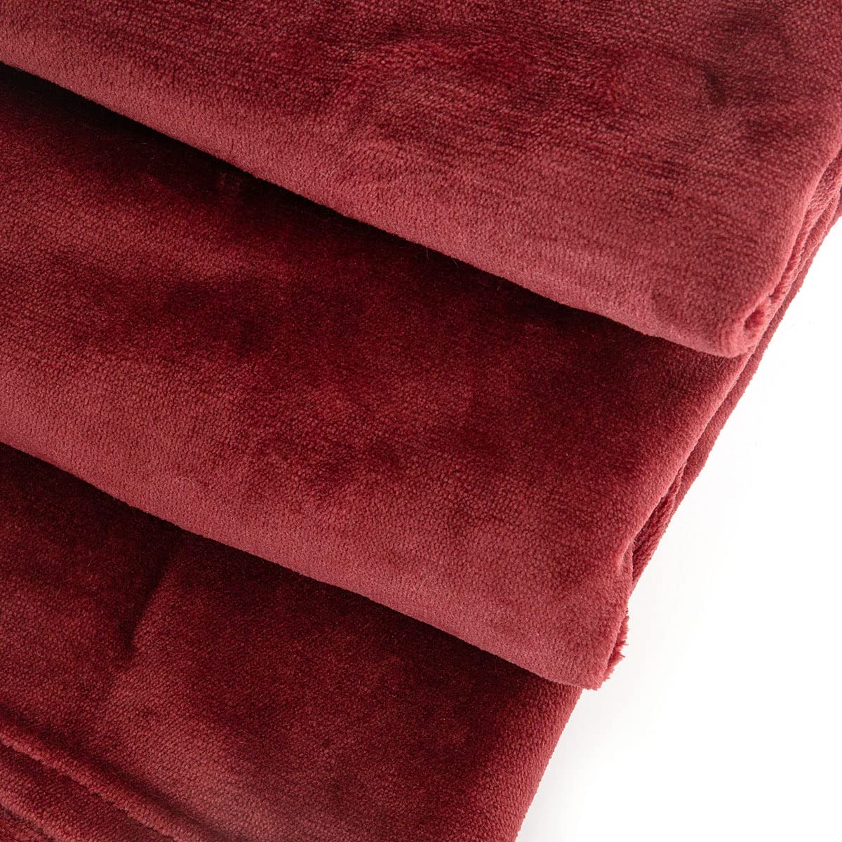 PIĘKNY KOC NARZUTA BORDO ROTE 150x200 cm HOMLA
