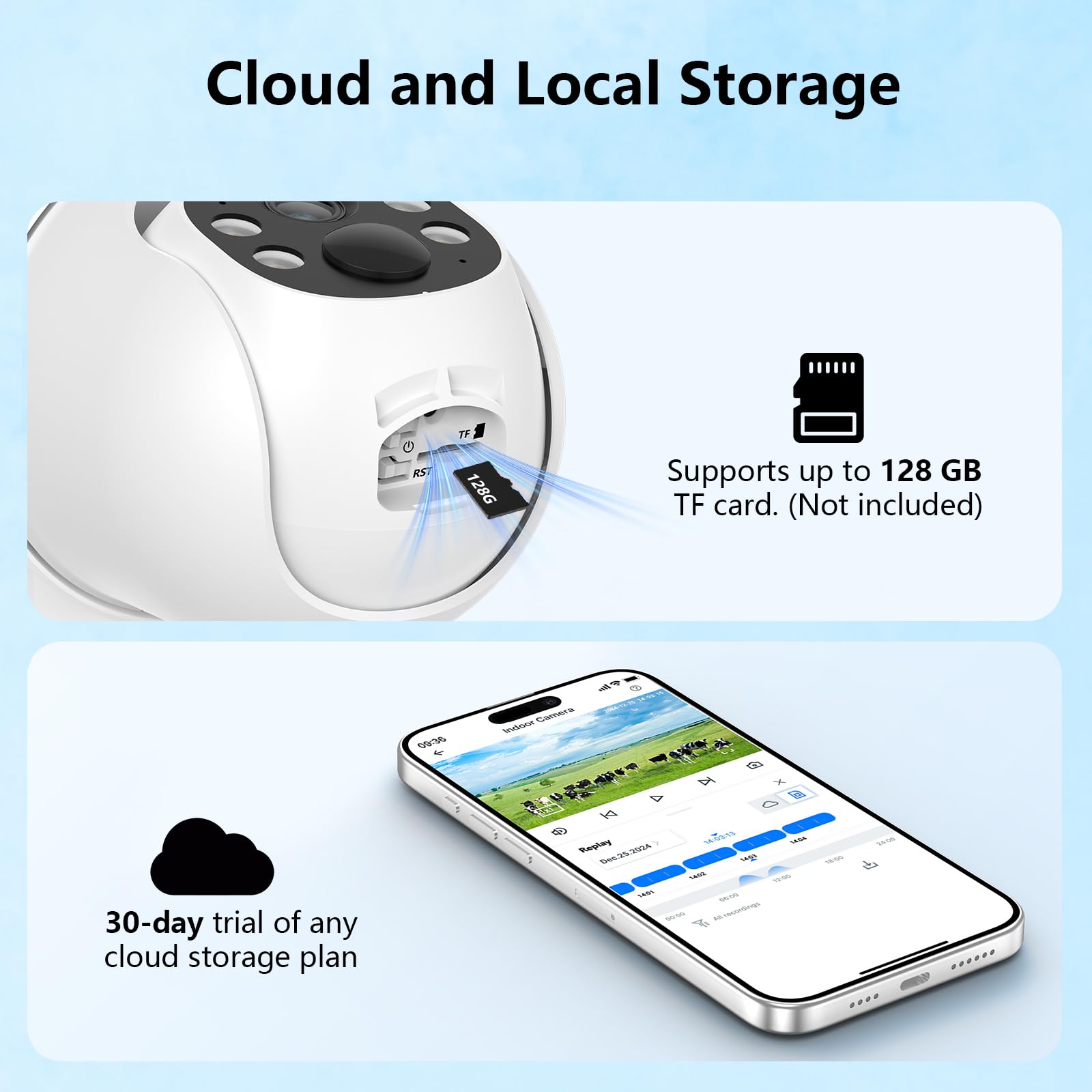 Cinnado 4G LTE 2K 3MP Camera Exterieur sans Fil Solaire, Batterie 9000 mAh | Camera de Surveillance sans Internet et sans WiFi, PIR Détection Humaine IA, IP65 Étanche, Carte SIM Virtuelle Incluse