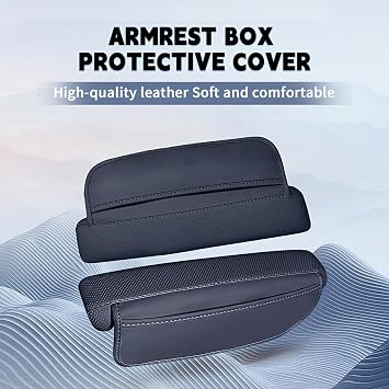 Auto Accessories for Toyota Sienna LE,XLE,XSE,Limited,Platinum,Woodland 7/8 Passenger 2021-2025 Center Console Cover Armrest Pad Protector Armrest Box Cover Accessorie (Black)