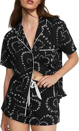 Victoria's Secret Flannel Short Pajama Set, Women's Sleepwear (XS-XXL)