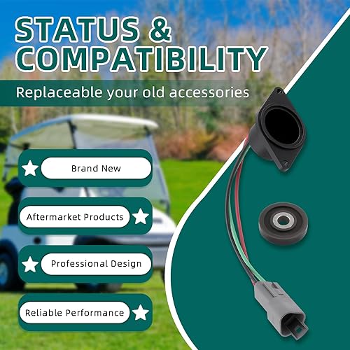 Miniatura 2 de Sensor de velocidad de carrito de golf de Club Car para motor ADC se ajusta a Club Car IQ DS y precedente 1027049-01 102265601