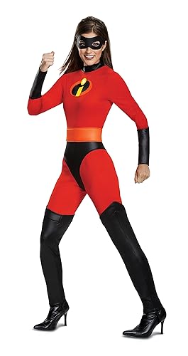 Disguise Women's Mrs. Incredible Classic Adult Costume, Red, XL (18-20)