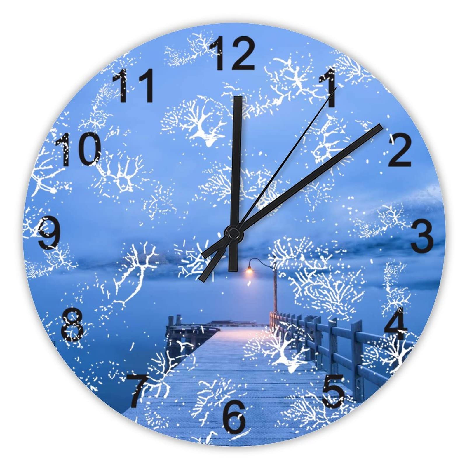Horloge murale silencieuse sans tic-tac pour retrouver le calme au bureau