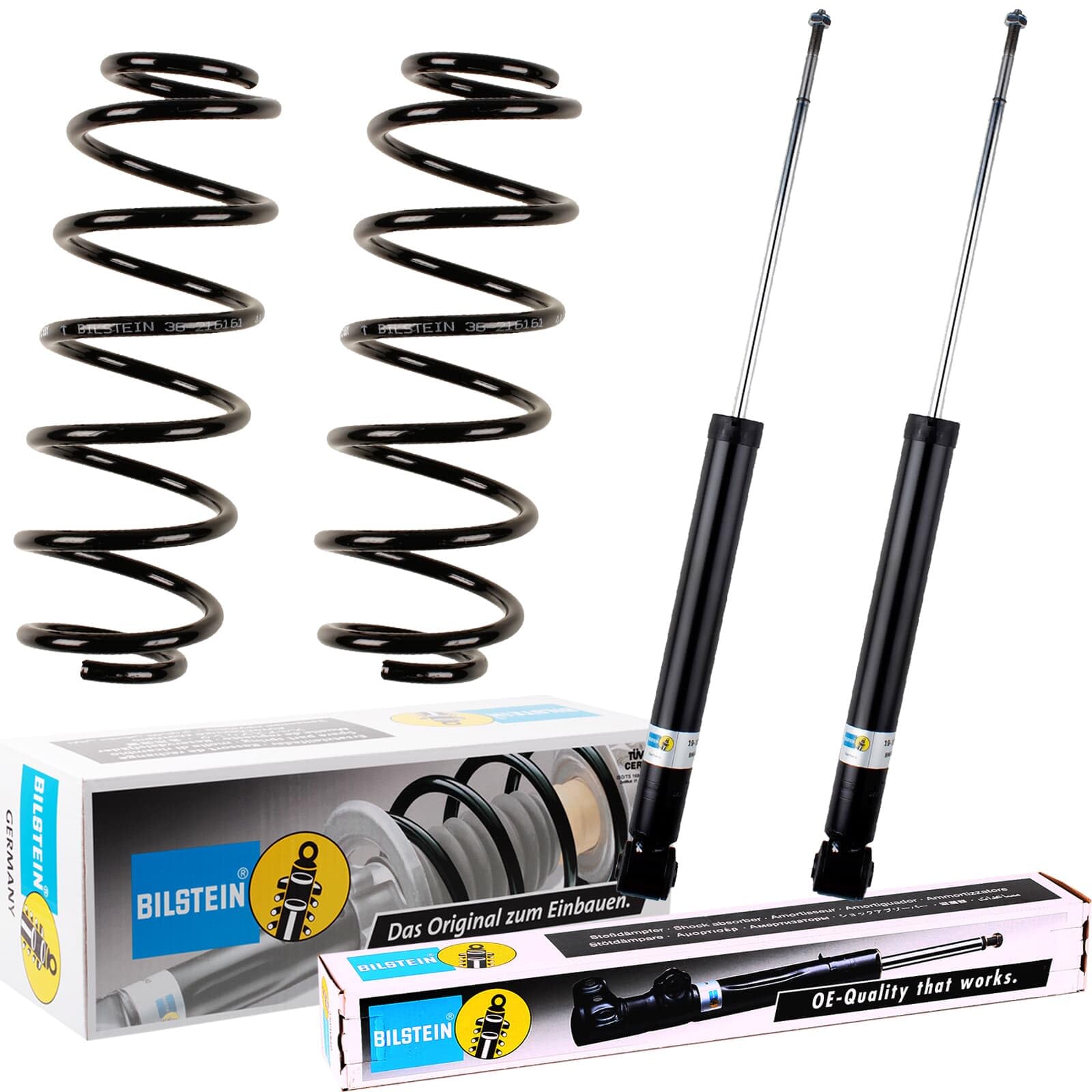 2x Bilstein B4 Stossdämpfer+Federn hinten