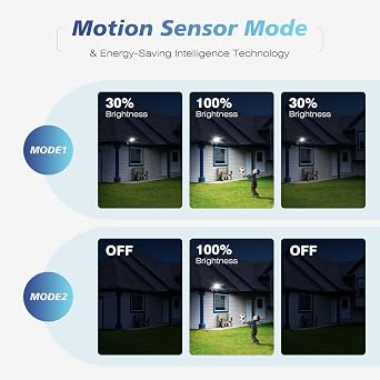 OKPRO Solar Lights Outdoor, Dusk to Dawn Solar Street Light, 6500K Solar Flood Lights with Motion Sensor, IP66 Waterproof Parking Lot Light with Remote, Commercial Area Lighting for Outside 4-Pack