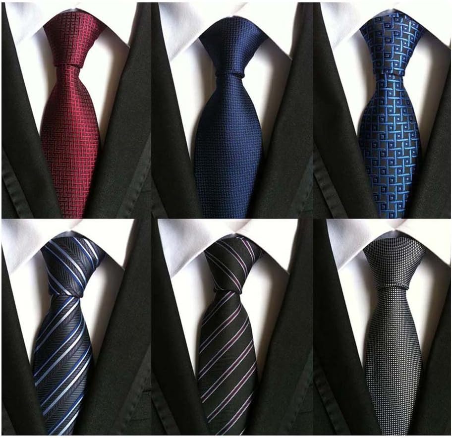 WeiShang Classic Woven Silk Tie (6-Pack)