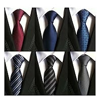 Algopix Similar Product 9 - WeiShang Lot 6 PCS Classic Mens Tie