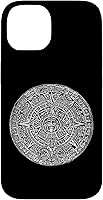 Vista 4 de Aztec Calendar Sun Stone Mexican Mayan Calendario Azteca Case for iPhone 17