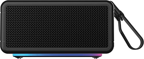 Miniatura 3 de AT&T Essentials Retro - Altavoz Bluetooth de 40 W, color negro