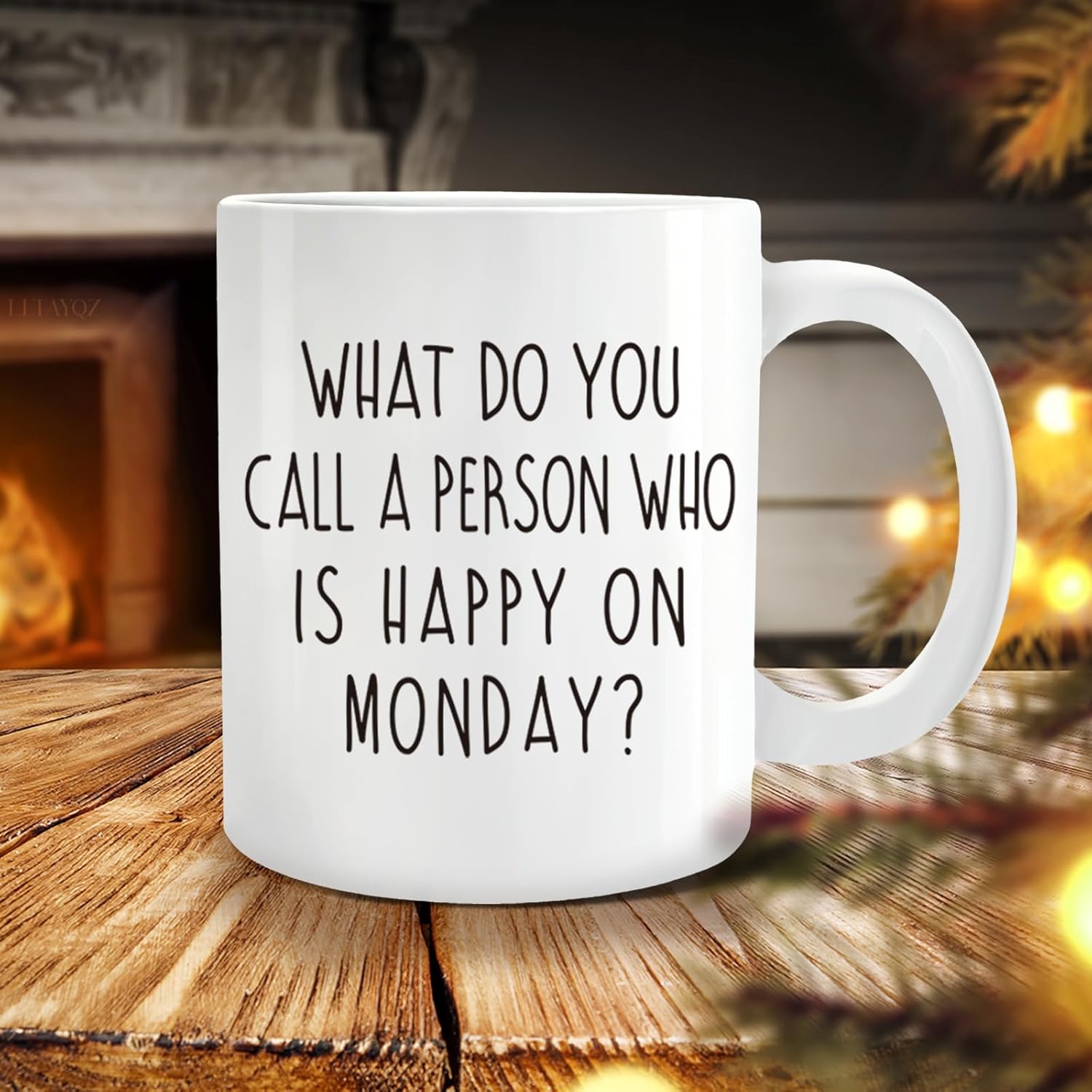 Funny Retirement Coffee Mug Gift for Women Men, Happy Retirement-What Do you Call A Person Who is Happy on Monday mug, Unique Retired Mugs Gifts for Coworkers Teacher Friends Mom Dad Nurse Boss-82 - Image 4