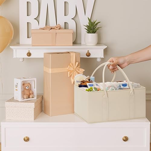 Miniatura 6 de GRANNY SAYS Organizador de pañales para bebé, bolsa de bebé para pañales y toallitas para bebé, cestas de enfermera para cambiador, organizador